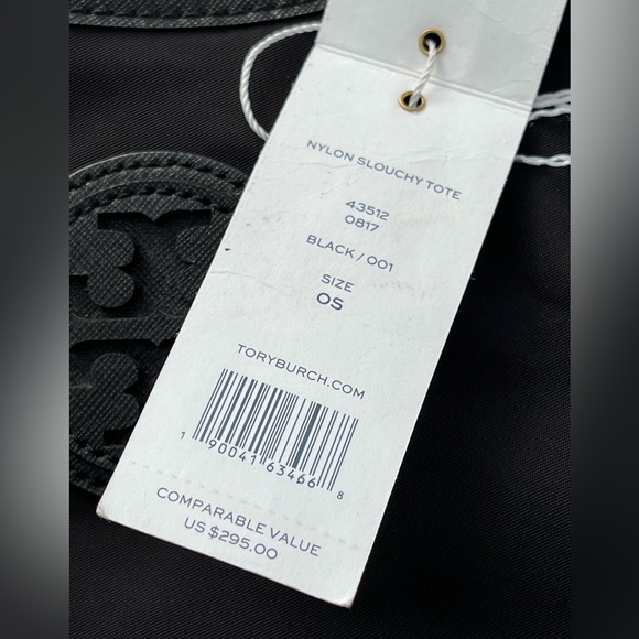 Tory Burch nylon slough tote black - Picture 7 of 8
